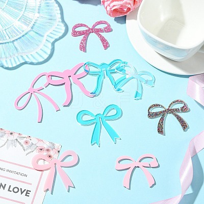 18Pcs 9 Styles Acrylic Wine Glass Charms AJEW-CJ0001-71-1