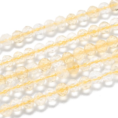Heated Natural Citrine Beads Strands G-H266-14B-1