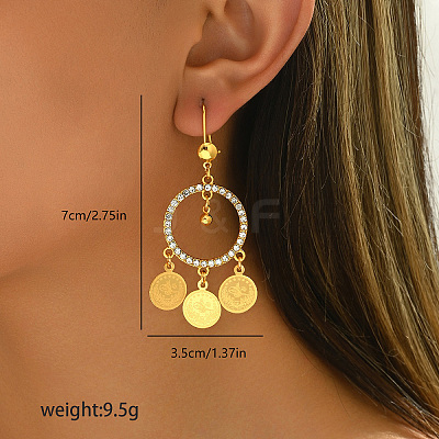 Elegant Middle Eastern Style Zinc Alloy Chandelier Earrings RG4229-1-1