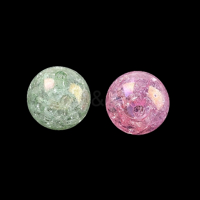 Transparent Crackle Acrylic Beads AC-CBA4496-05D-1