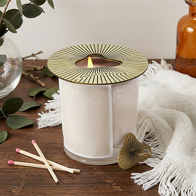 Alloy Candle Lids DIY-WH0308-966AB-1