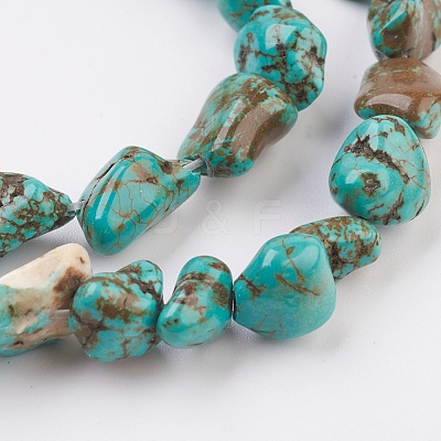 Natural Magnesite Beads Strands G-K249-02B-1