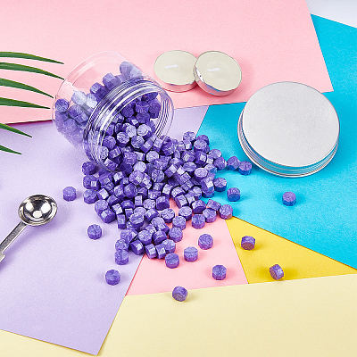 Sealing Wax Particles Kits for Retro Seal Stamp DIY-CP0003-50K-1