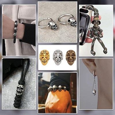 60Pcs 3 Colors Alloy European Beads FIND-PH0021-84-1
