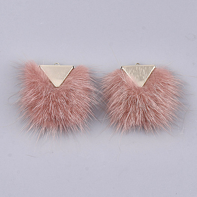 Faux Mink Fur Tassel Pendant Decorations FIND-S302-05F-1