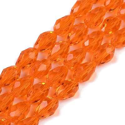 Transparent Glass Beads Strands EGLA-N013-T10mm-D09-1