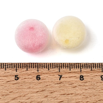 Flocking Opaque Acrylic Beads AC-CBA47F0-03-1