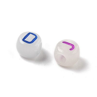 Luminous Transparent Acrylic Beads LACR-282-01A-1