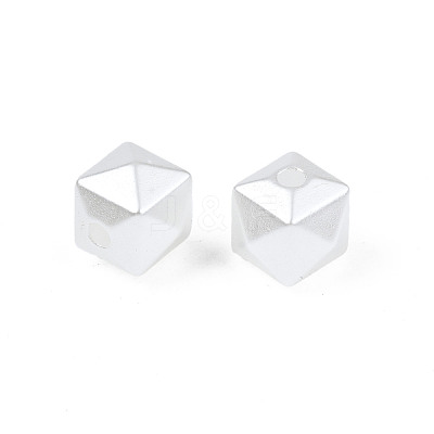 ABS Plastic Imitation Pearl Beads OACR-N008-153-1