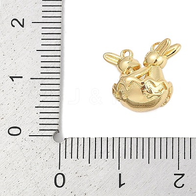 Rack Plating Brass Pendants KK-Q028-59G-1