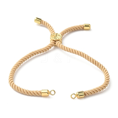 Cotton Cord Bracelet Making KK-F758-03W-G-1