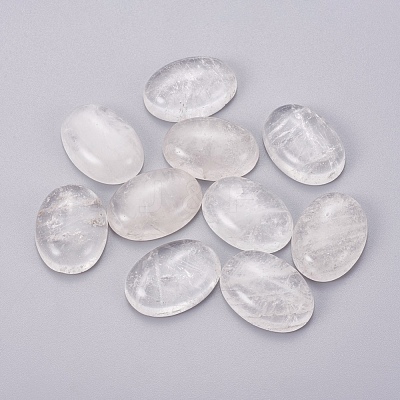 Natural Quartz Crystal Cabochons G-I219-07C-1