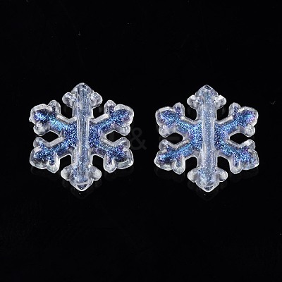 Transparent Acrylic Beads X-OACR-N008-101-1