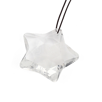 Star Glass Suncatchers HJEW-Z009-01A-01-1