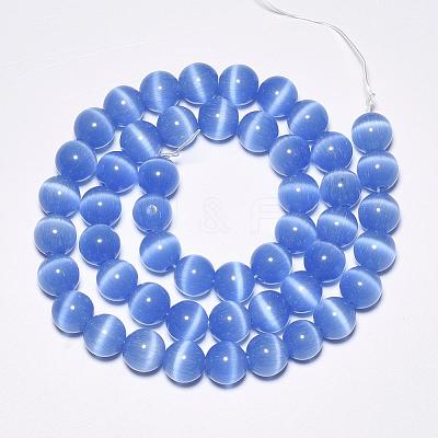 Cat Eye Beads Strands X-CE-M011-8mm-07-1