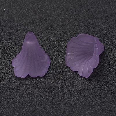 Transparent Acrylic Bead Caps X-PL551-C08-1