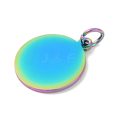 Ion Plating(IP) 304 Stainless Steel Pendants STAS-I311-33E-RC-1