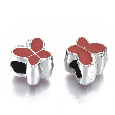 UV Plating Acrylic European Beads OACR-N010-006P-1