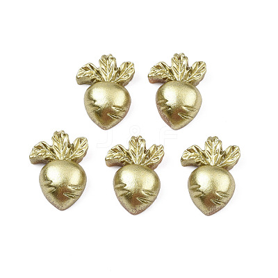 Spray Painted Opaque Resin Cabochons CRES-N027-14-1