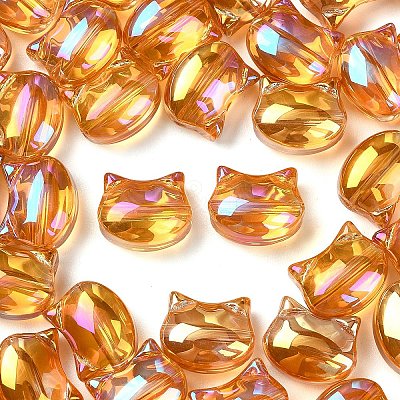 1 Strand Electroplate Glass Beads Strands EGLA-YW0005-32A-1