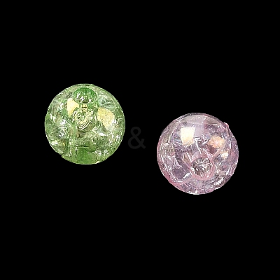 Transparent Crackle Acrylic Beads AC-CBA4496-05A-1