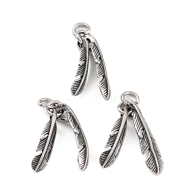 316 Surgical Stainless Steel Pendants STAS-K276-19AS-1