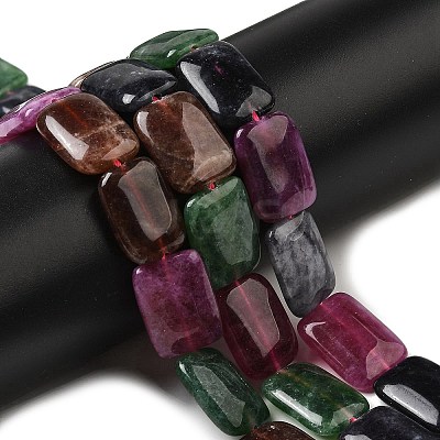 Natural Dyed Malaysia Jade Beads Strands G-B137-B02-01A-1