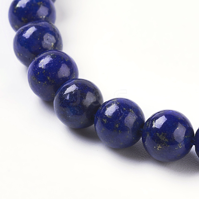 Natural Lapis Lazuli Beads Strands X-G-G087-6mm-1