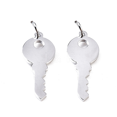Non-Tarnish 304 Stainless Steel Charms STAS-S116-070S-1