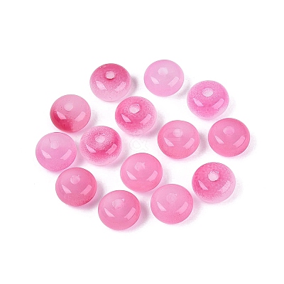 Baking Paint Imitation Jade Glass Beads GL-N006-01B-04-1