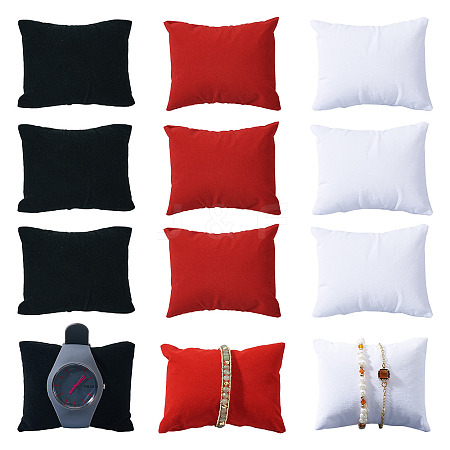 15Pcs 3 Colors Velvet Mini Pillow AJEW-TA0001-65-1