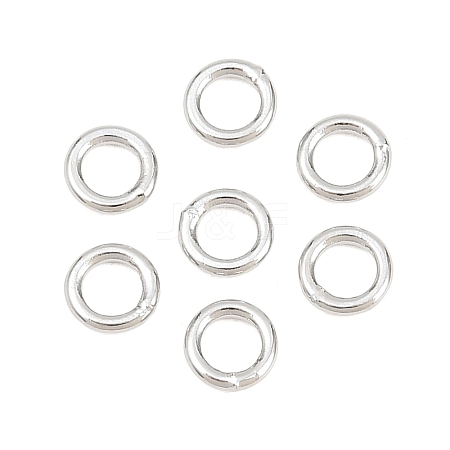 Brass Closed Jump Rings KK-D257-01P-06-1