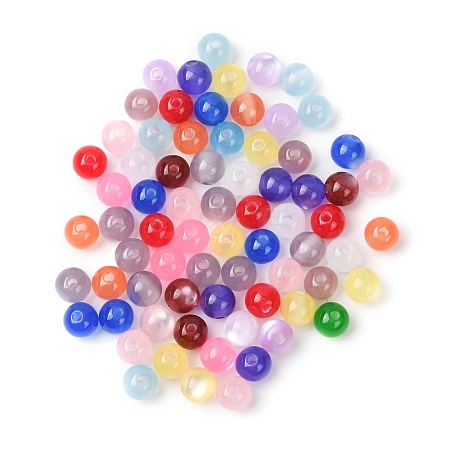 Resin Imitation Cat Eye Beads RESI-C073-03A-1