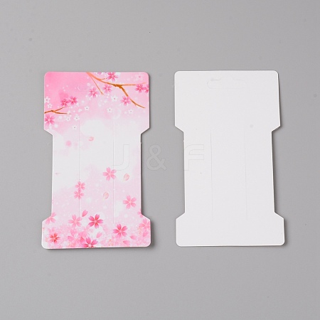Paper Hair Clip Display Cards CDIS-WH0019-01C-1