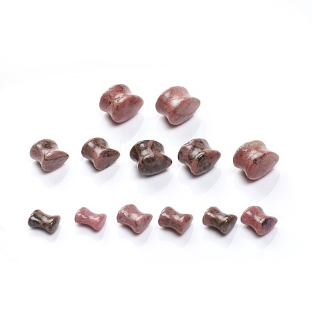 Natural Rhodonite Ear Flesh Tunnel G-F677-21-1