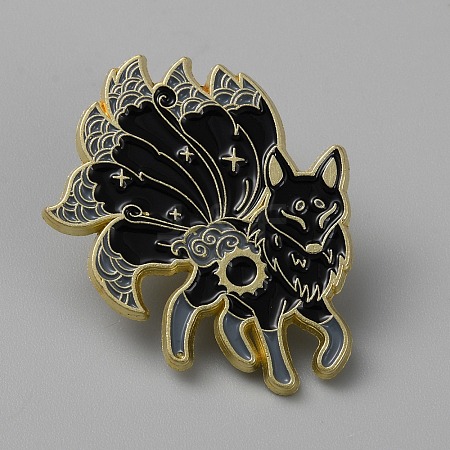 Animal Enamel Pins JEWB-WH0039-03A-G-1