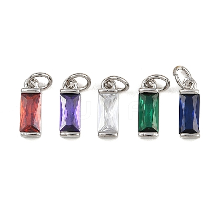Brass with Cubic Zirconia Pendants KK-A269-68P-1
