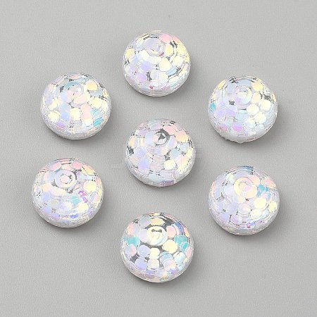 Transparent Resin Cabochons RESI-WH0038-47C-1