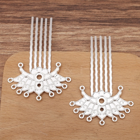 Ancient Style Hanfu Alloy Alligator Hair Clips for Women PW-WG19BAE-01-1