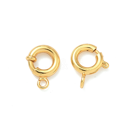 Brass Spring Ring Clasps KK-H532-24A-G-1