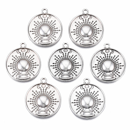 Tibetan Style Alloy Pendants PALLOY-S120-277-NR-1