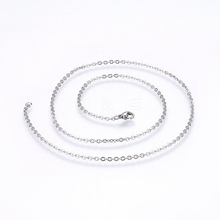 304 Stainless Steel Cable Chains Necklaces NJEW-F226-04P-05-1