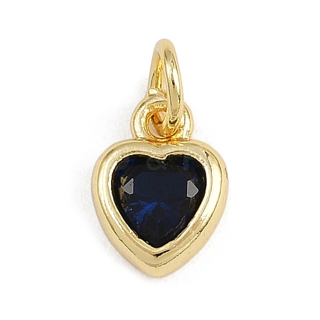 Brass with Cubic Zirconia Pendants KK-A269-67C-G-1