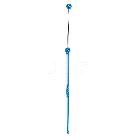 DIY Alloy Beadable Crochet Hooks AJEW-A064-02E-1