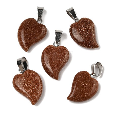 Synthetic Goldstone Pendants G-B127-11P-03-1