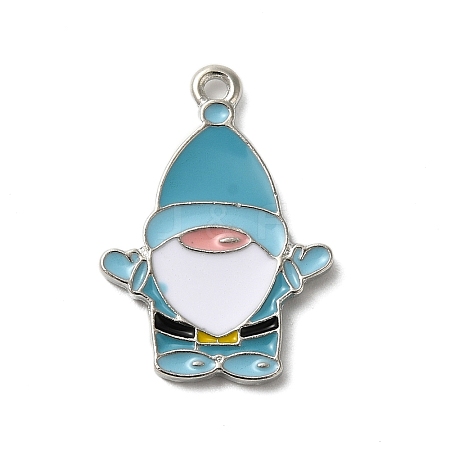 Winter Theme Alloy Enamel Pendants ENAM-M002-04Q-P-1