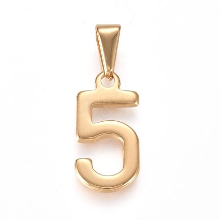 304 Stainless Steel Pendants STAS-L210-05I-G-1