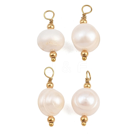 Natural Pearl Pendants PA-CBA0A45-10G-1