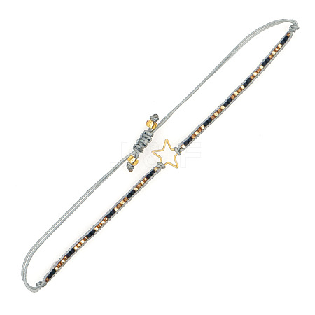 Ethnic Miyuki Beaded Braided Couple Bracelets SK6453-6-1