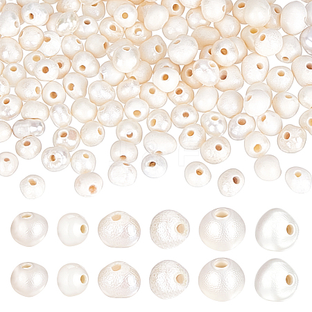 150Pcs 3 Styles Natural Cultured Freshwater Pearl Beads Strands PEAR-PH0001-35-1